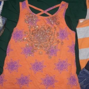 Bohemian Tank top and shorts bundle!